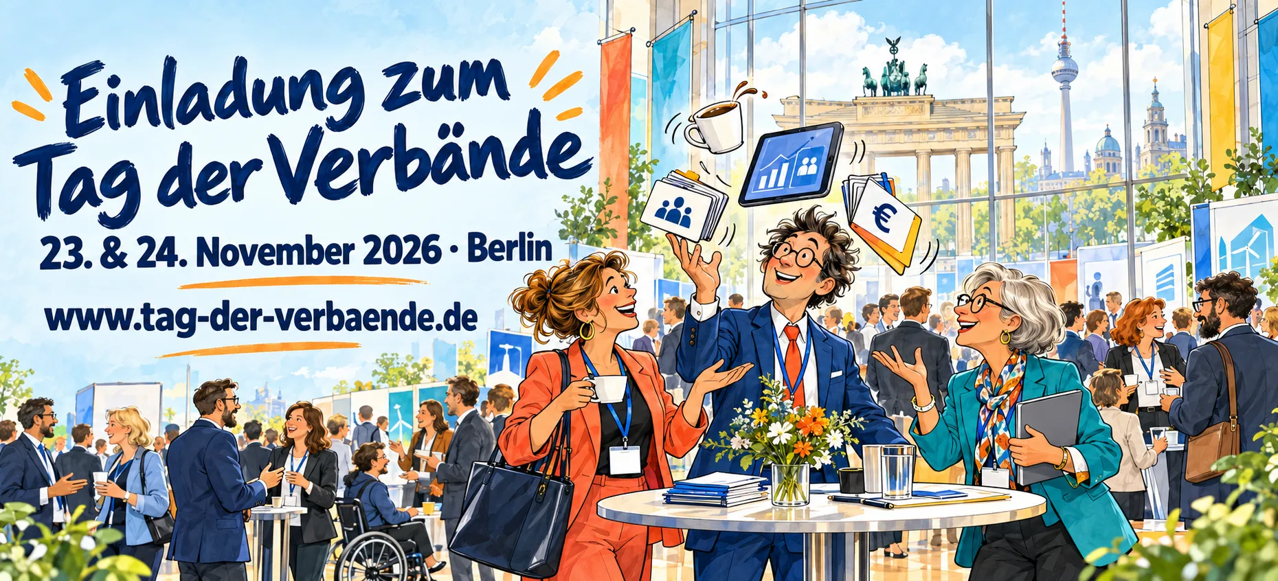 Einladung zum Tag der Verbände am 23. und 24. November 2026 in Berlin